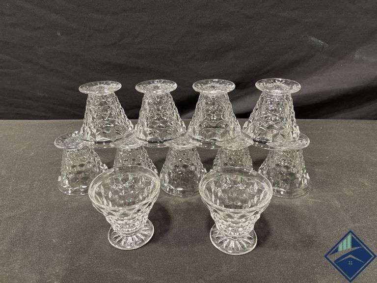 Crystal Glass Dessert Cups & Cordial Glasses
