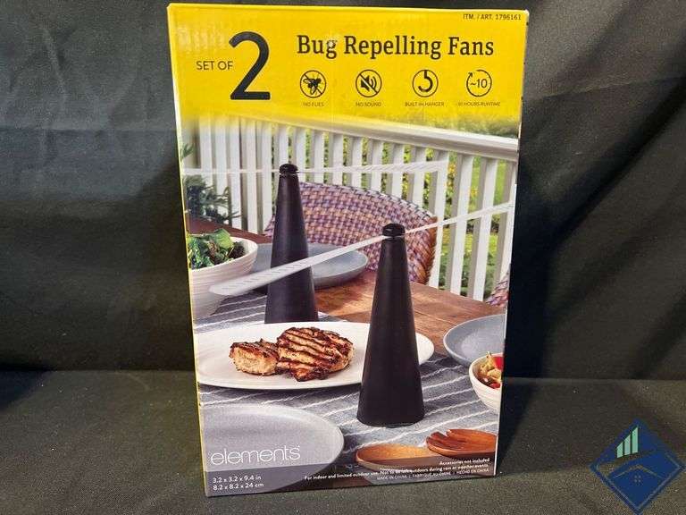 Bug Repelling Fans with Holographic Blades