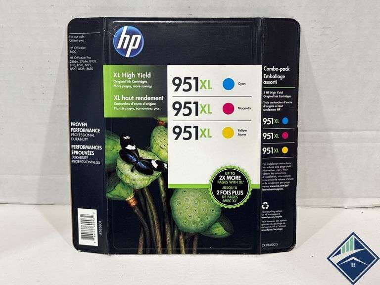 HP 951XL High Yield Ink Cartridge Combo Pack - Retail: $ 99.99   - *NEW*