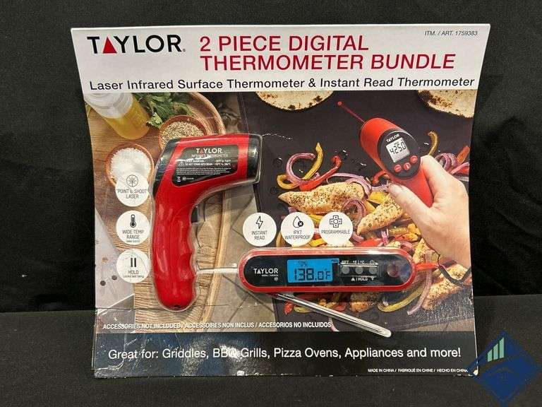 Taylor 2-Piece Digital Thermometer Bundle