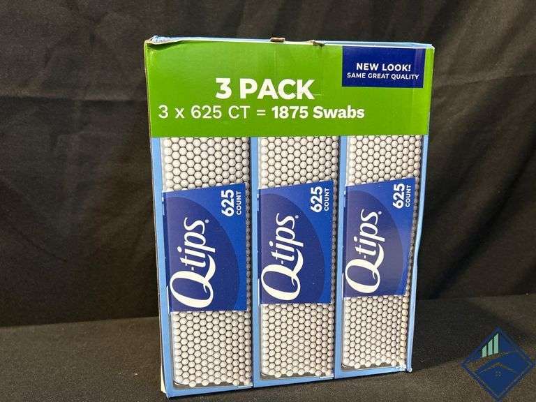 Q-tips Cotton Swabs Paper Stick 3-Pack - *NEW*