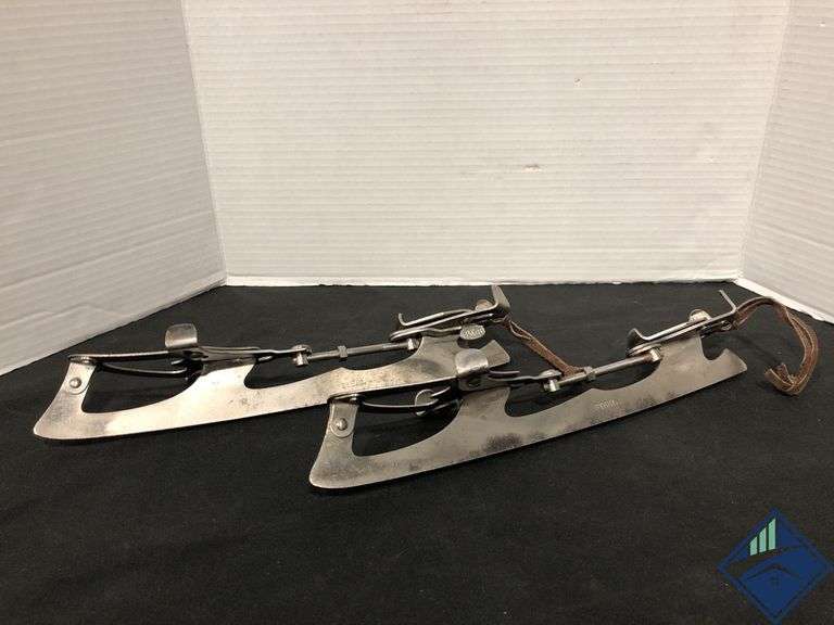 Vintage Steel Ice Skating Shoe Attachments