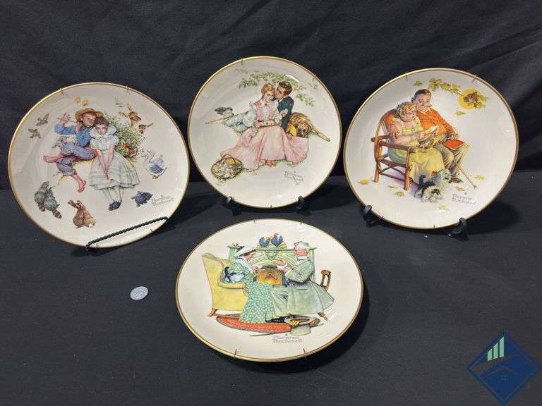 Norman Rockwell Collectible Plates from the “Four Seasons Series”