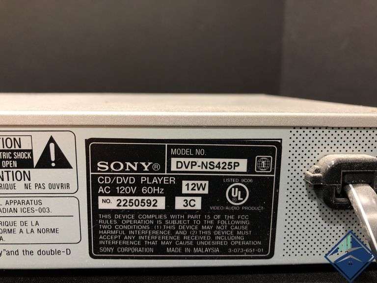 Sony DVD Player DVP-NS425P with Progressive Scan