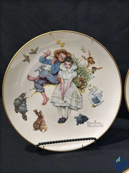 Norman Rockwell Collectible Plates from the “Four Seasons Series”