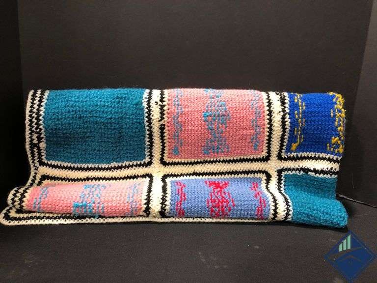 Mainstays Picnic Blanket, Knitted Blanket, Sock Monkey