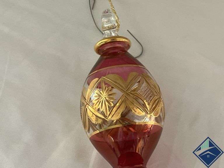 Vintage Hand Blown Art Glass Christmas Ornaments