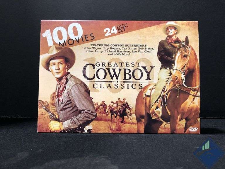 Greatest Cowboy Classics: 100 Movies 24 Disc Set