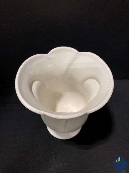 2 Large China Platters and 8” Vase