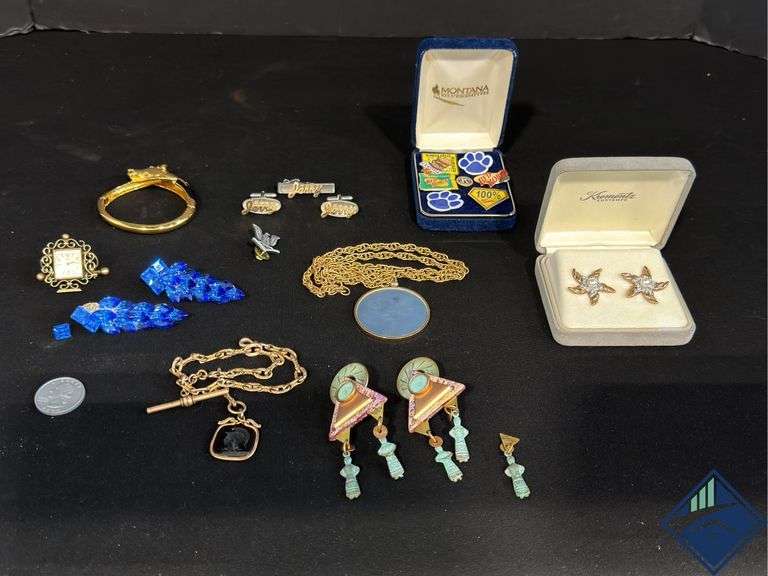 Costume Jewelry, Cuff Links, etc.