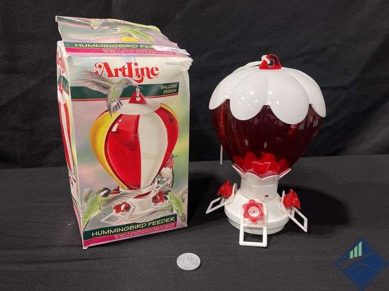 Vintage Artline Hummingbird Feeder
