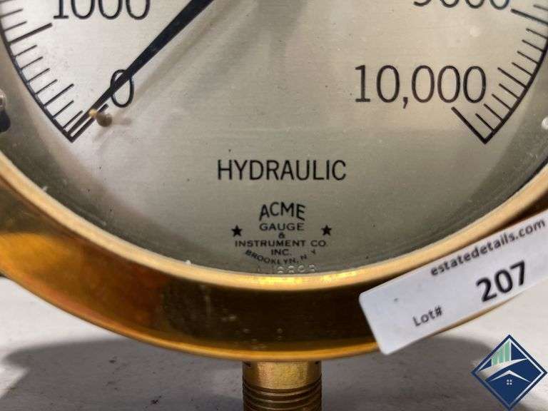 Hydraulic Acme Gauge