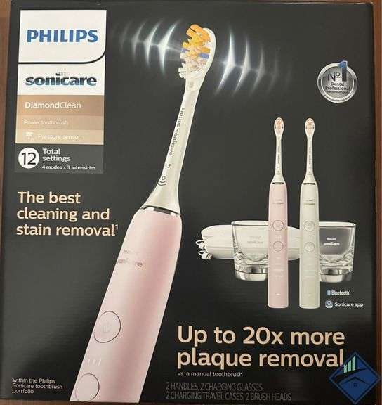 Sonicare Diamond Brush 2Pk Pink & White - Retail: $ 279.99   - Like New