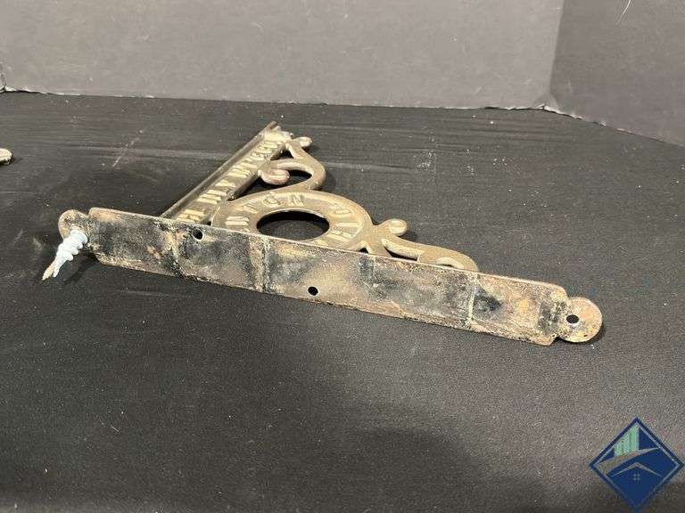 The Ney MFG Co. Canton Ohio Cast Iron Shelf Supports