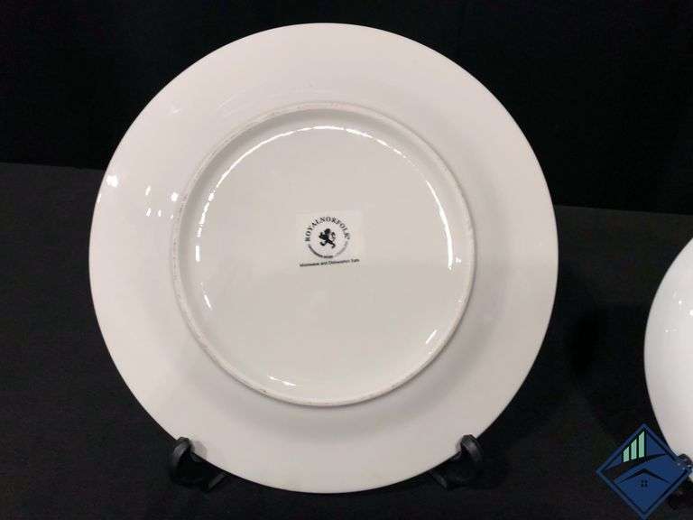 Vintage Glass Christmas Plates