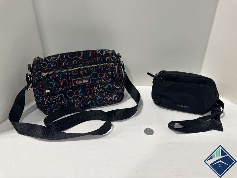 Calvin Klein Crossbody Purse and Black Athleta Fanny Pack