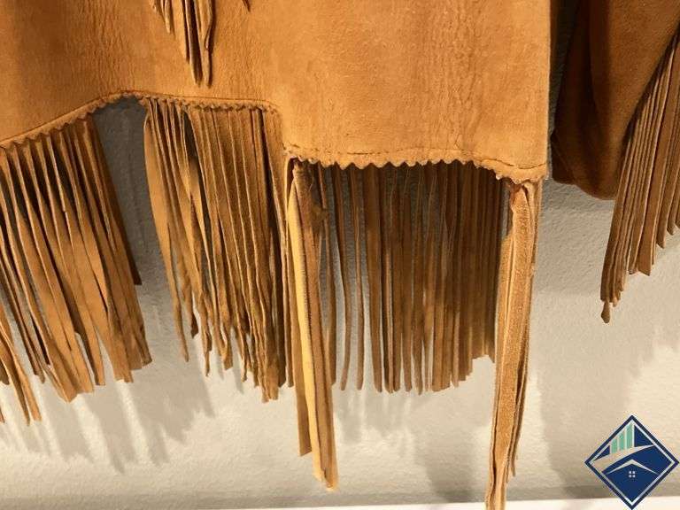 Vintage Western Suede Fringe Jacket