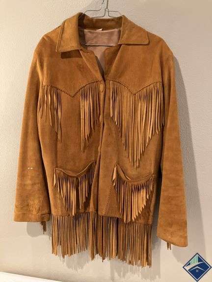 Vintage Western Suede Fringe Jacket