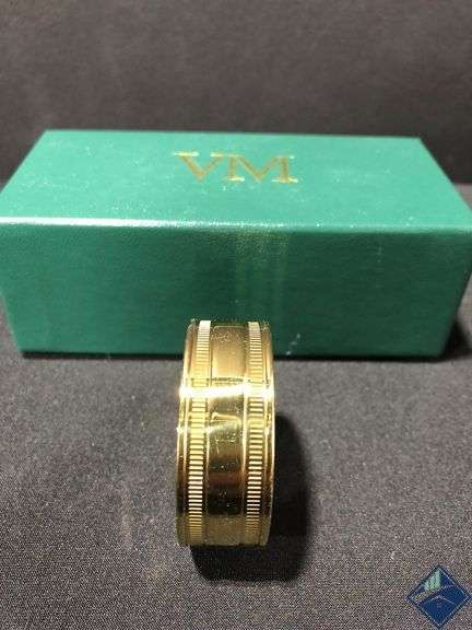 Virginia Metal Crafters Brass Napkin Rings