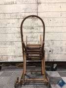 Antique Oak Hose Reel