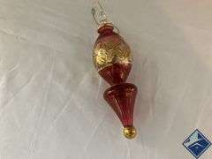Vintage Hand Blown Art Glass Christmas Ornaments