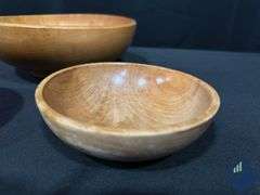 Vintage Wooden Bowl Set
