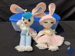 Vintage Yarn Bunnies