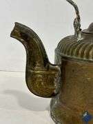 Brass & Copper Teapot, Funnel, Bucket, etc.