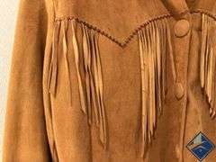 Vintage Western Suede Fringe Jacket