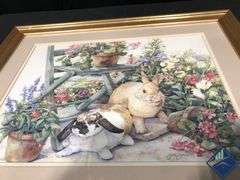 Framed Jodi Jensen Bunny Print