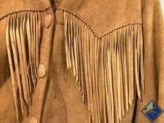 Vintage Western Suede Fringe Jacket