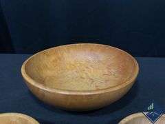 Vintage Wooden Bowl Set
