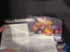 Stove Top Grill, Salad Spinner, and Fill a Bowl