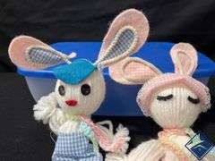 Vintage Yarn Bunnies