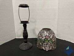 Vintage Partylite Rosewater Candle Lamp