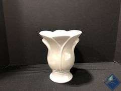 2 Large China Platters and 8” Vase