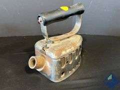 Cast Iron/Metal Assorted Irons with Iron Holder