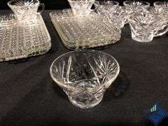 Anchor Hocking Starburst Luncheon Plate & Cup Set