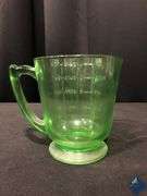 4 Cup Vaseline Glass Measuring Cup
