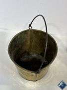 Brass & Copper Teapot, Funnel, Bucket, etc.