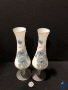 Vintage Norleans Glass Vase Set