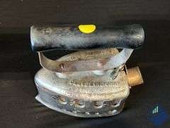 Cast Iron/Metal Assorted Irons with Iron Holder