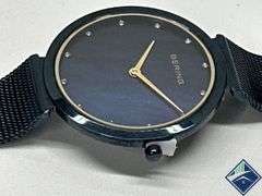 (Clasp broken) Bering Ladies Ultra Slim Stainless Steel Milanese Mesh Watch (Retail 99.99)