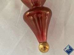 Vintage Hand Blown Art Glass Christmas Ornaments