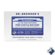 Dr Bronner's Pure Castille Peppermint Bar Soap - Mixed Condition