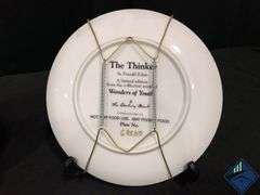 Vintage Glass Christmas Plates