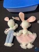 Vintage Yarn Bunnies