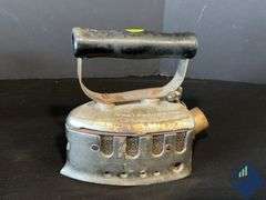 Cast Iron/Metal Assorted Irons with Iron Holder