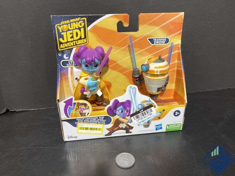 Disney Star Wars Young Jedi Adventures Training Droid & Lys Solay Figures *NEW*