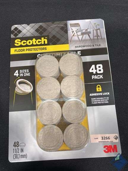Scotch Floor Protectors 48Pk  *NEW*